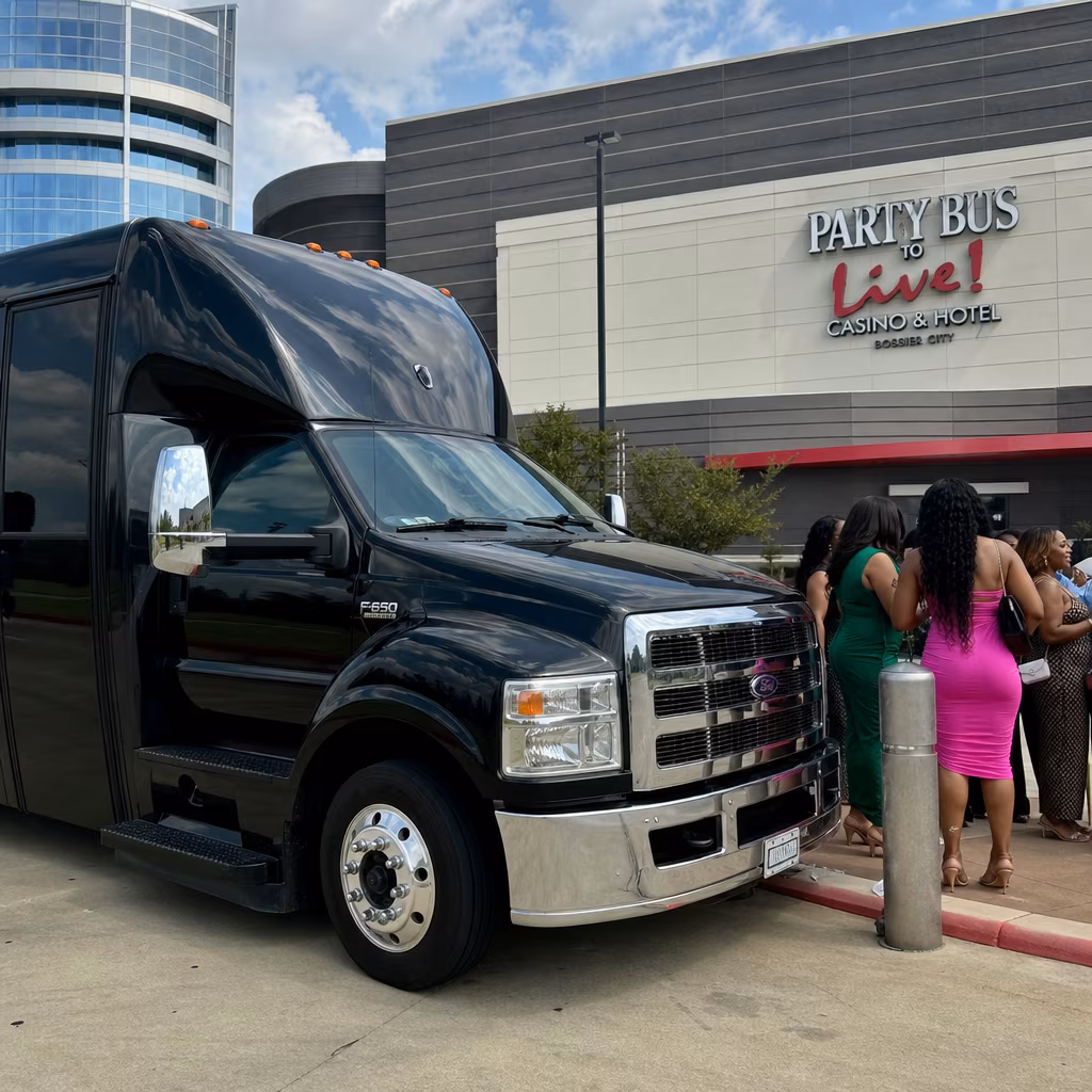 Party Bus to Live! Casino & Hotel Bossier City