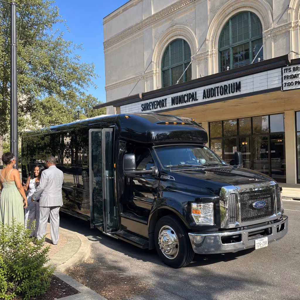 Rent a Bus to Shreveport Municipal Auditorium