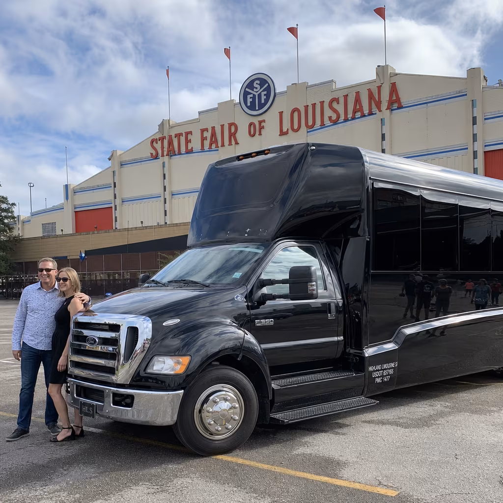 Rent a Bus to the State Fair of Louisiana