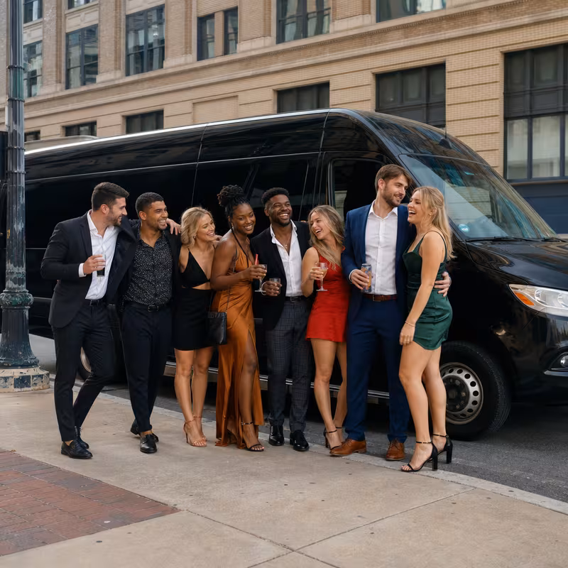 Shreveport Bachelor & Bachelorette Transportation fleet vehicle