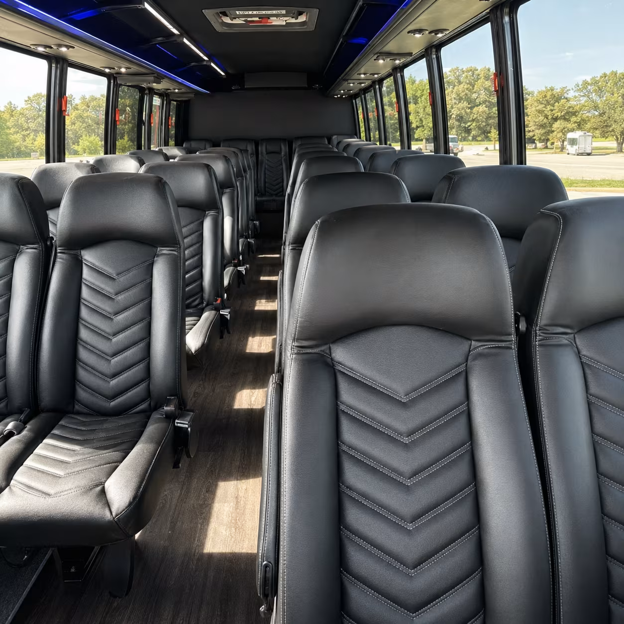 Shreveport Airport Shuttle & Transportation onboard seating