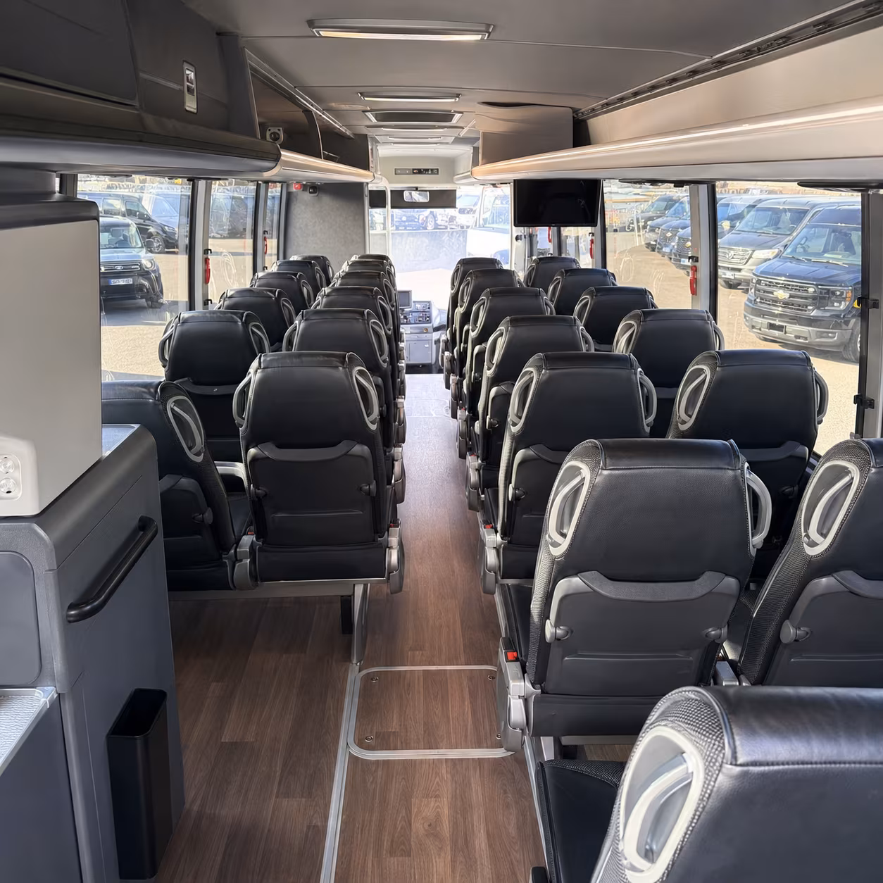 Shreveport Airport Shuttle & Transportation party bus interior