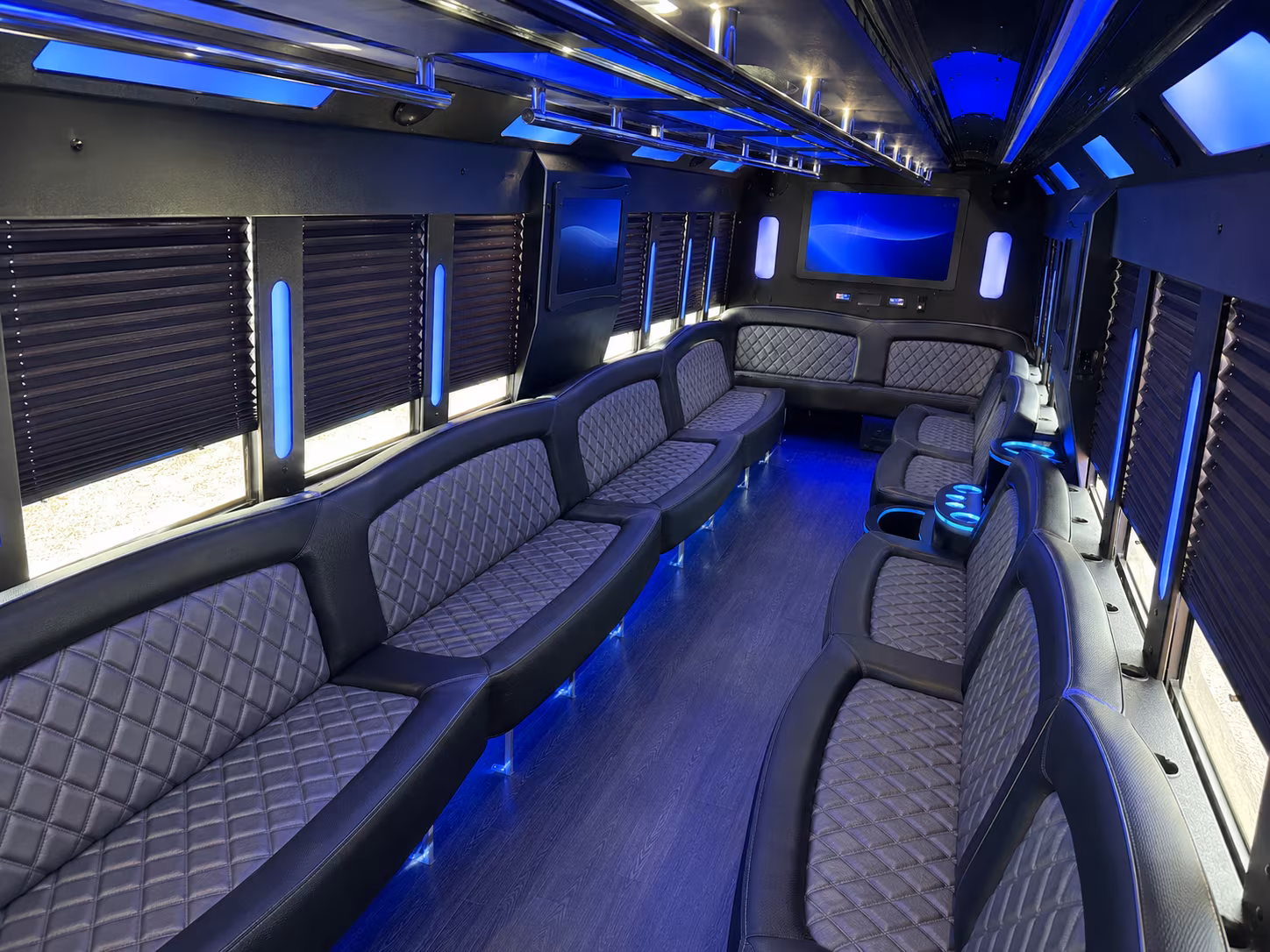 Shreveport Bachelor & Bachelorette Transportation party bus exterior