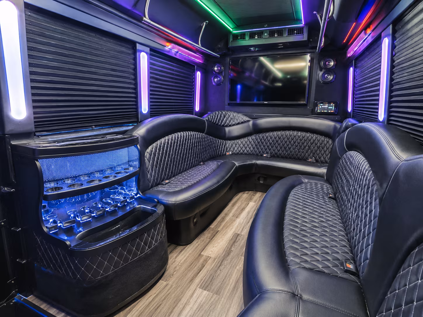Shreveport Bachelor & Bachelorette Transportation onboard seating