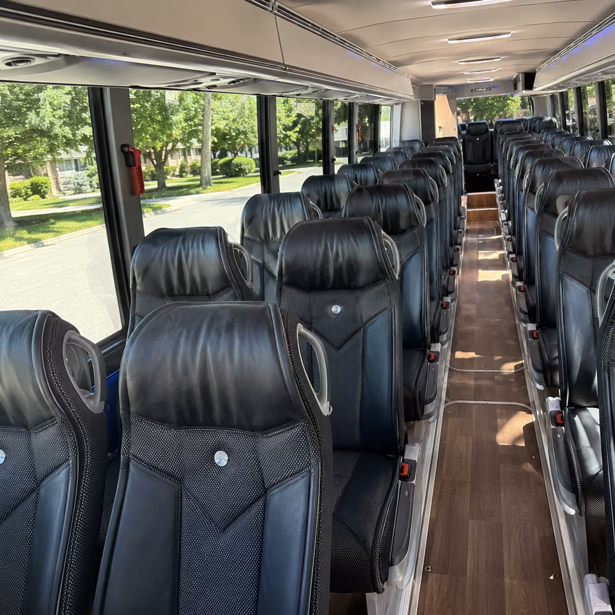 Shreveport Corporate Transportation party bus interior