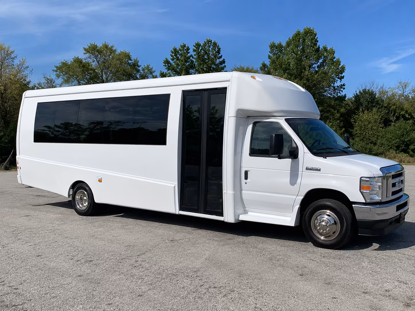 Shreveport Private Event Transportation party bus exterior