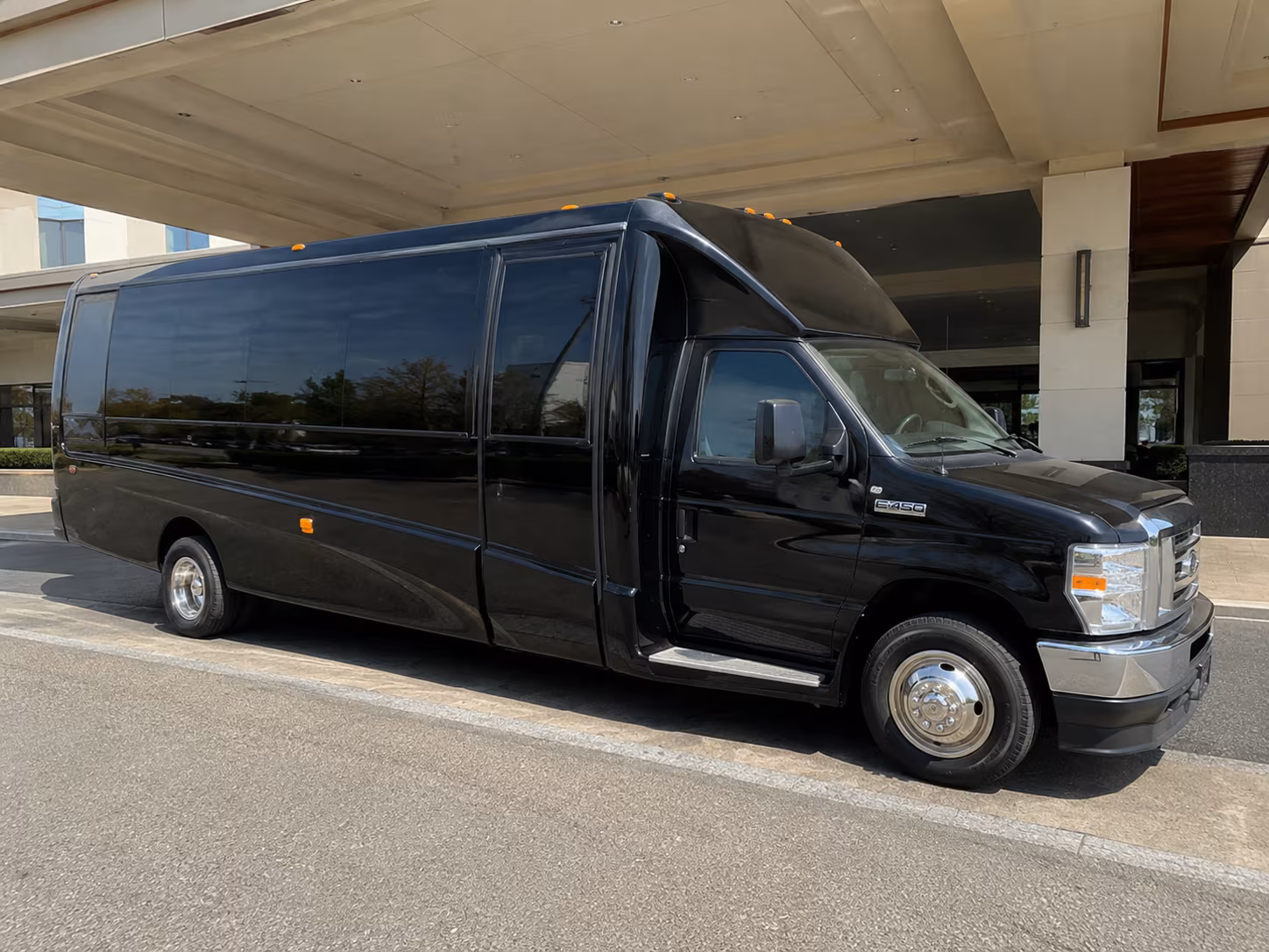 Shreveport Private Event Transportation party bus exterior