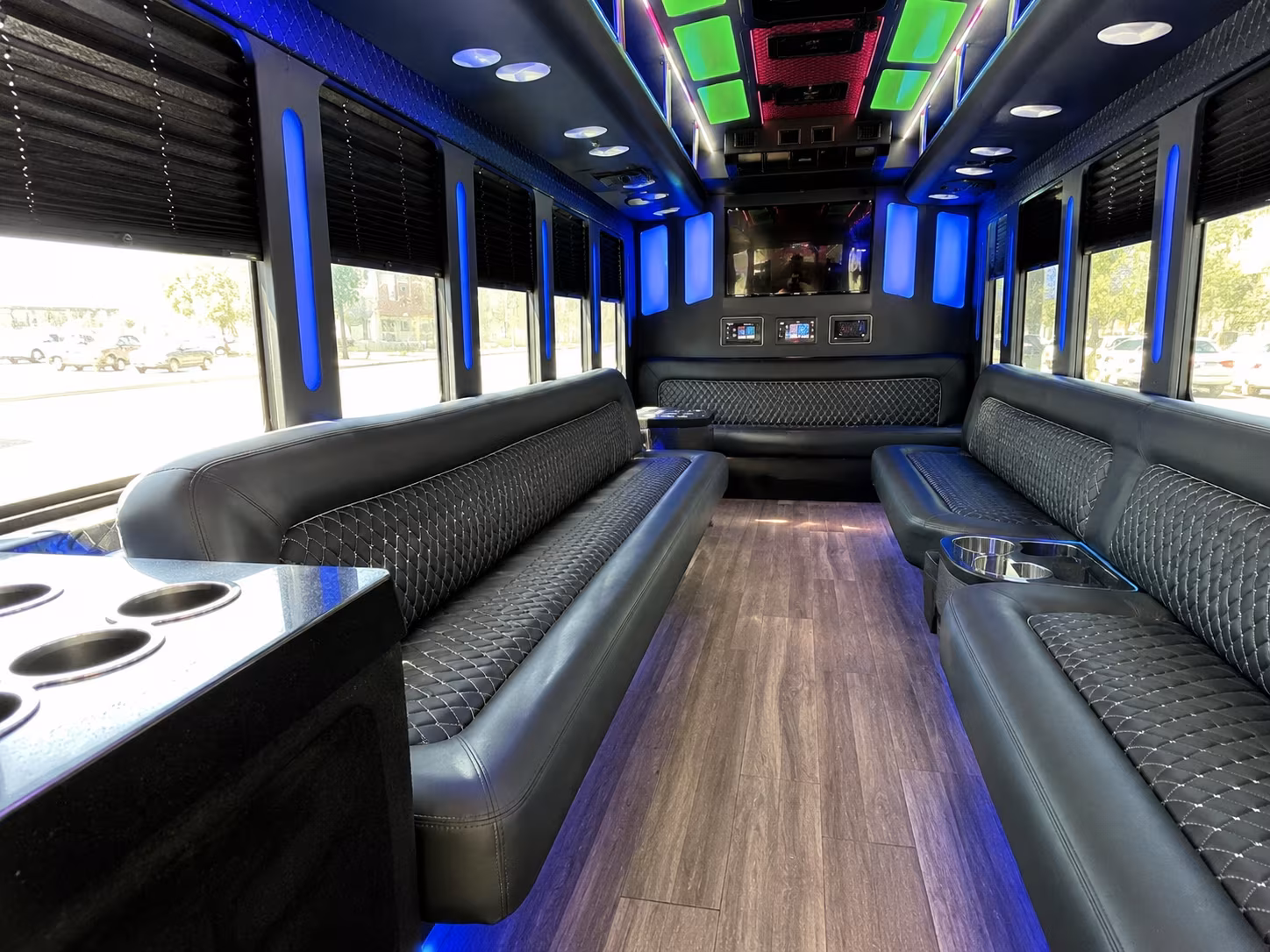 Shreveport Private Event Transportation onboard seating