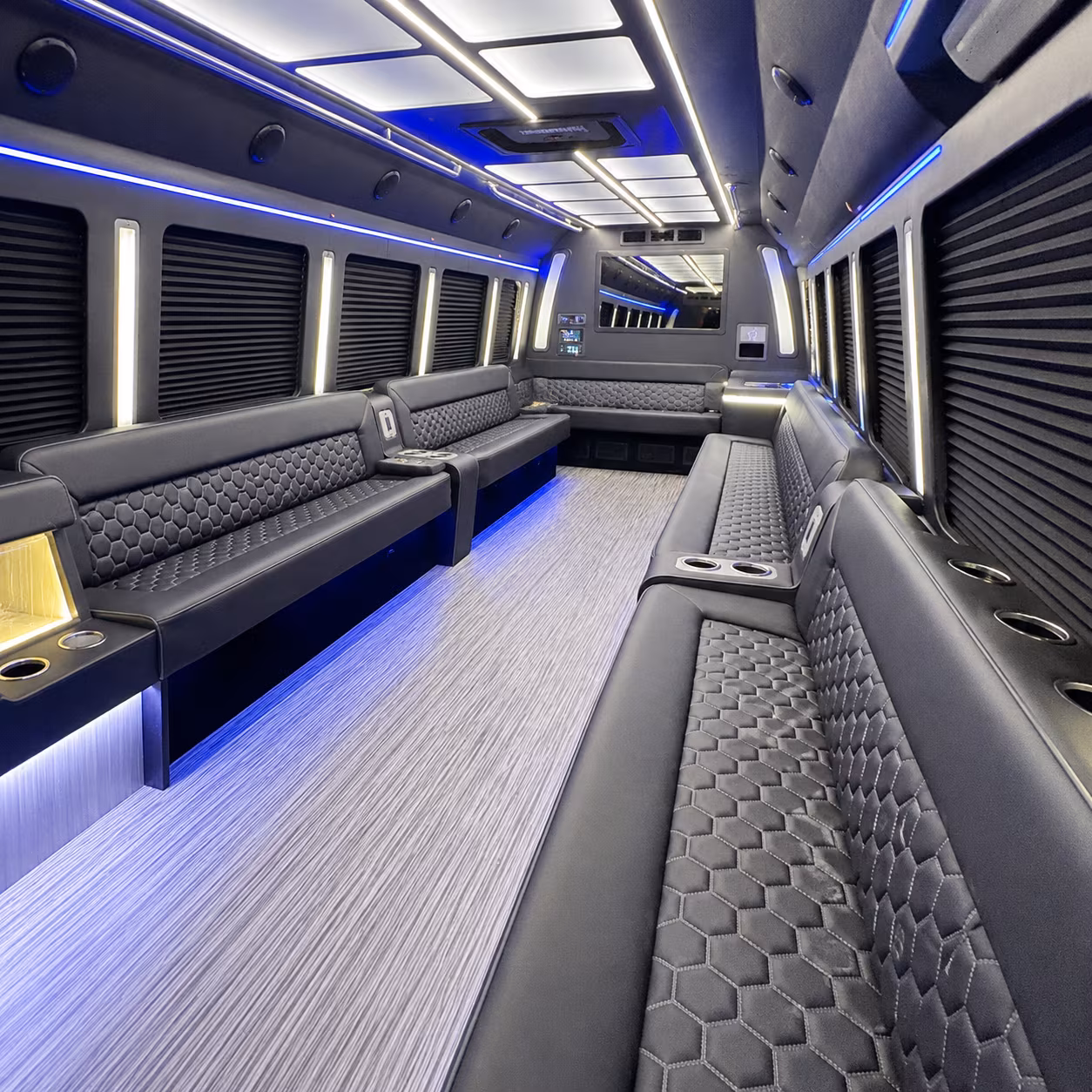 Shreveport Prom & Homecoming Transportation party bus exterior