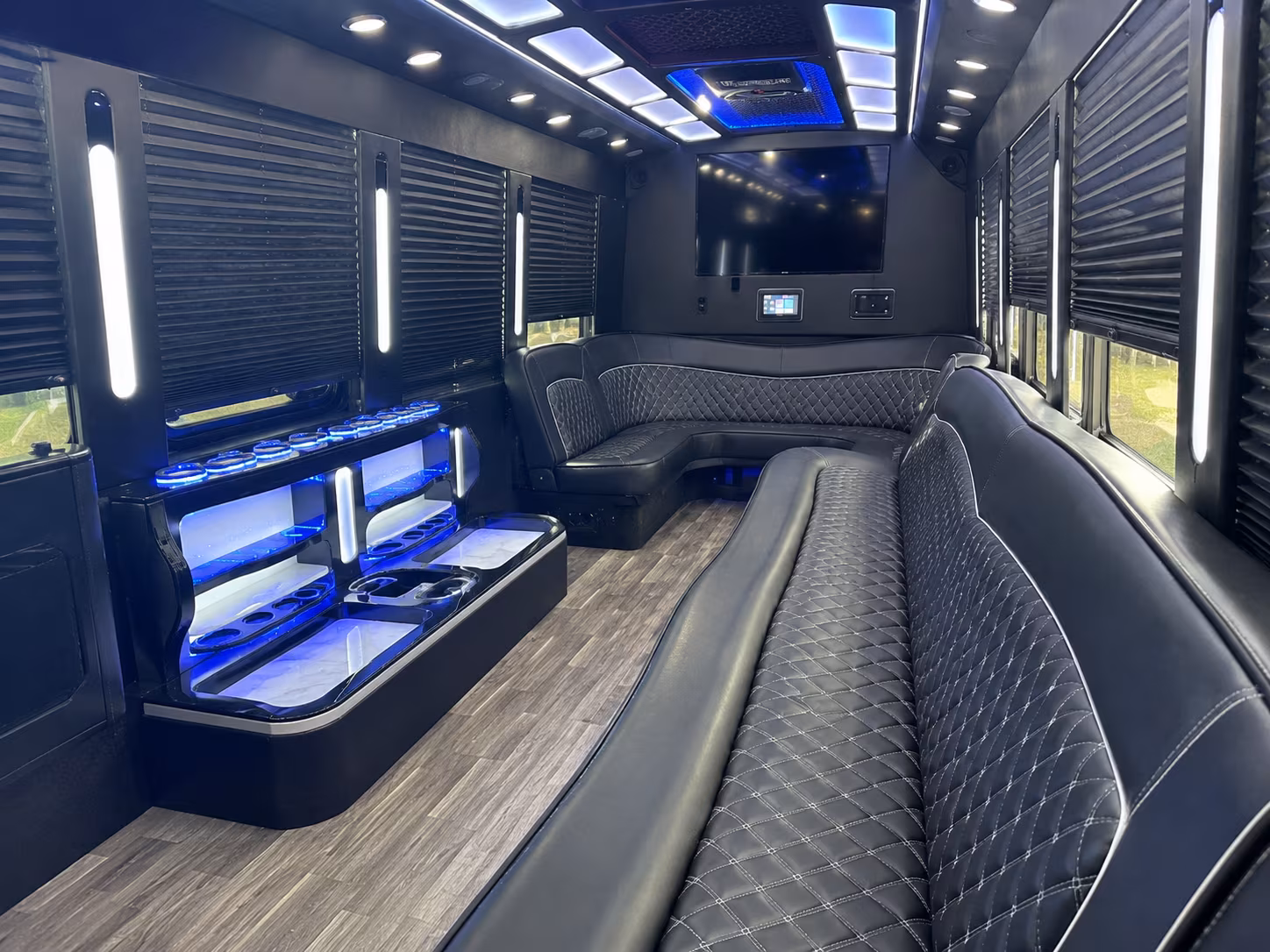 Shreveport Prom & Homecoming Transportation party bus exterior