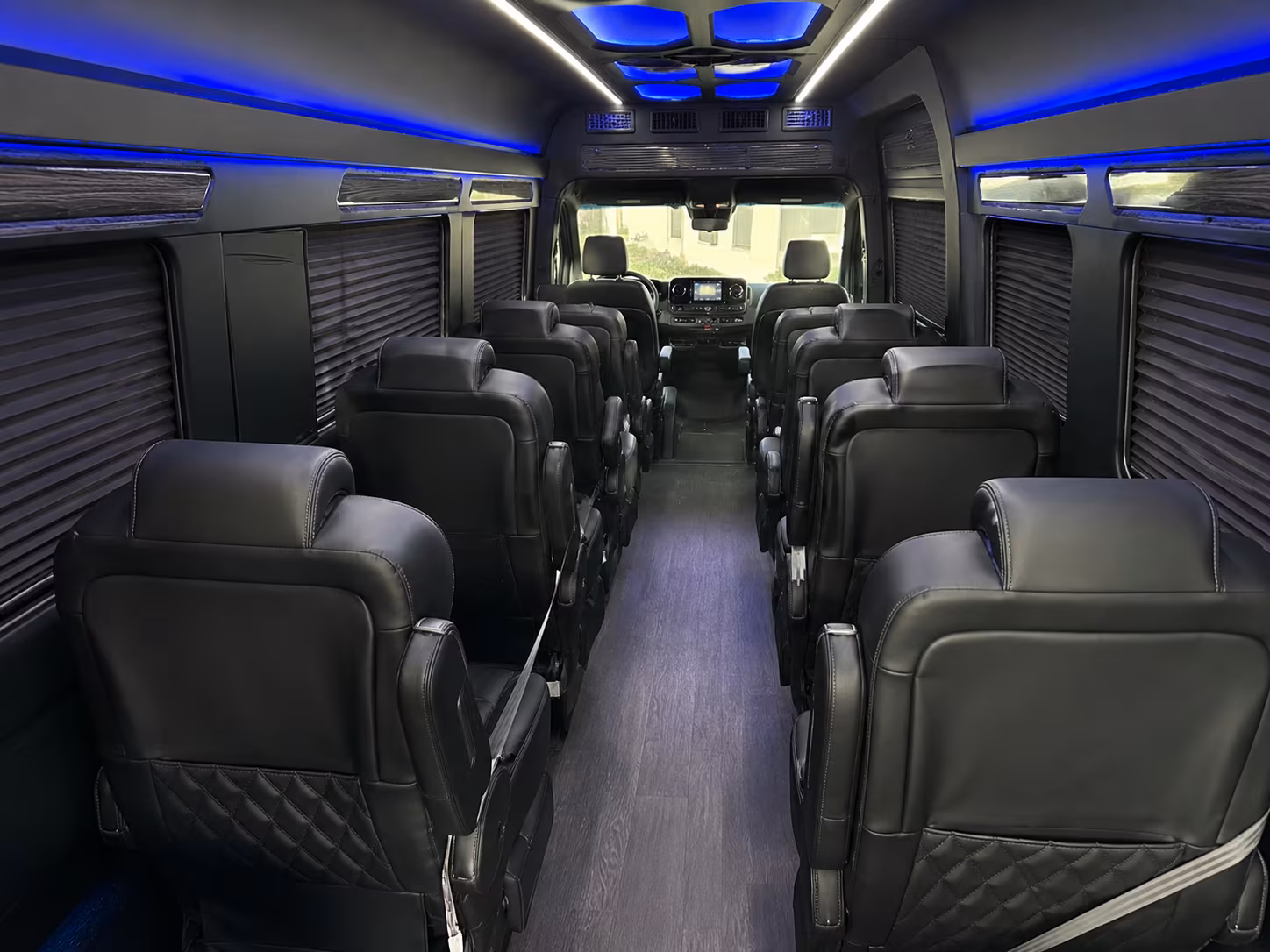 Shreveport School Event Transportation party bus exterior