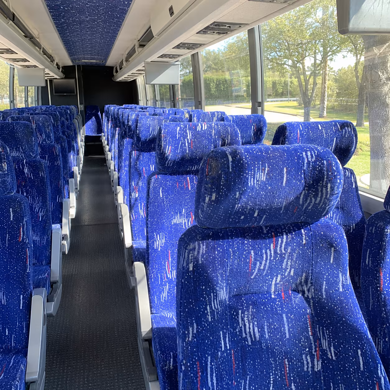 Shreveport School Event Transportation party bus exterior