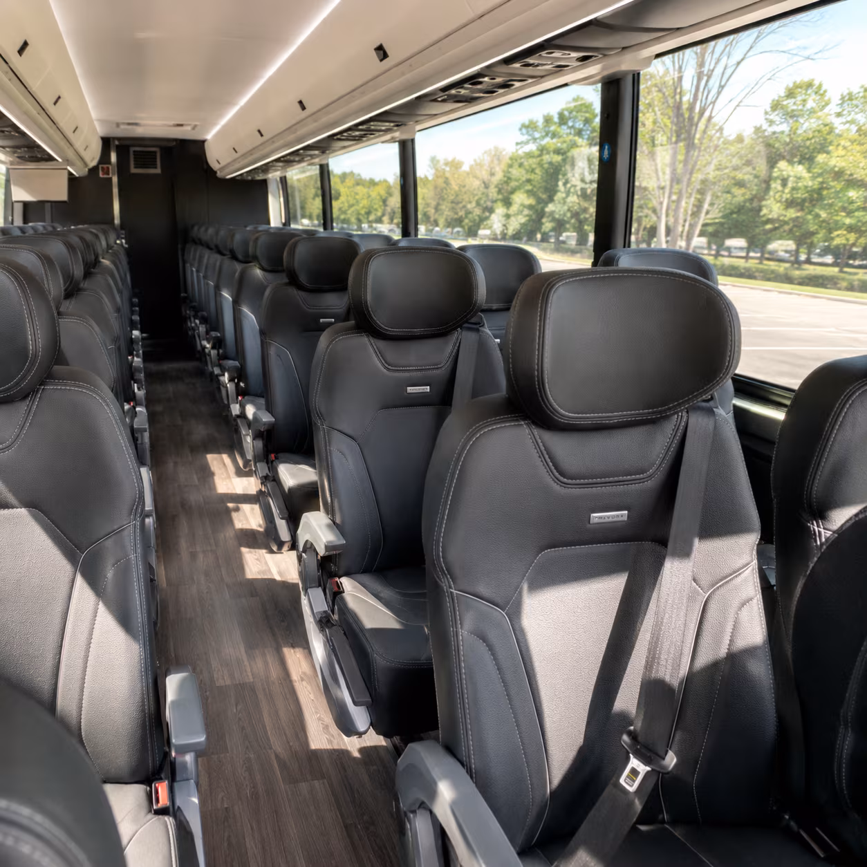 Shreveport School Event Transportation onboard seating