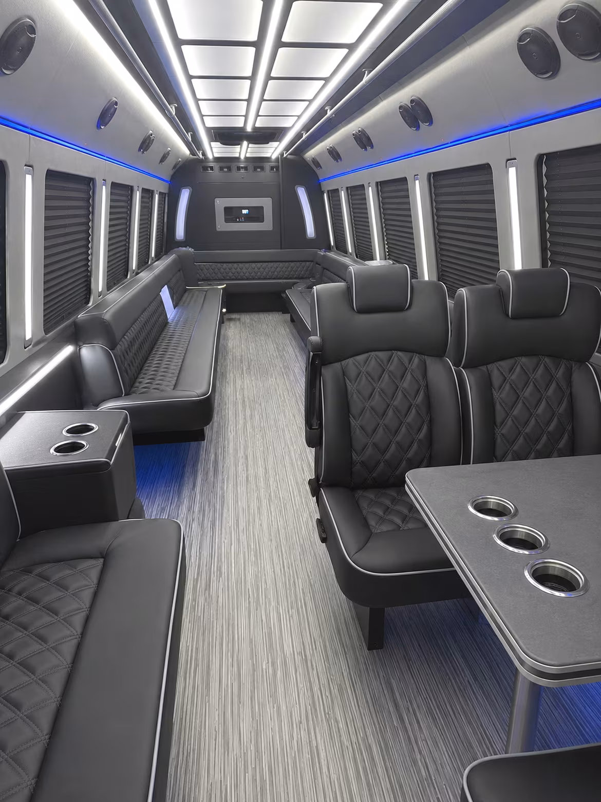 Shreveport Winery Tour & Pub Crawl Transportation party bus interior